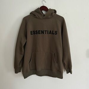 Essentials Olive Hoodie for Men